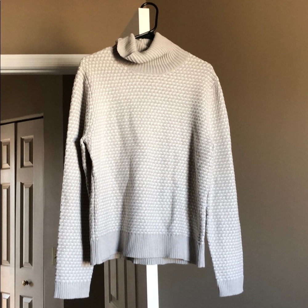 J.Crew tan turtleneck